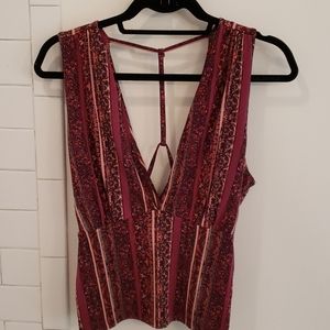 Free People Deep V Top Size XS